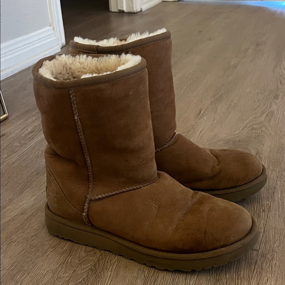 UGG Tan Shearling Boots